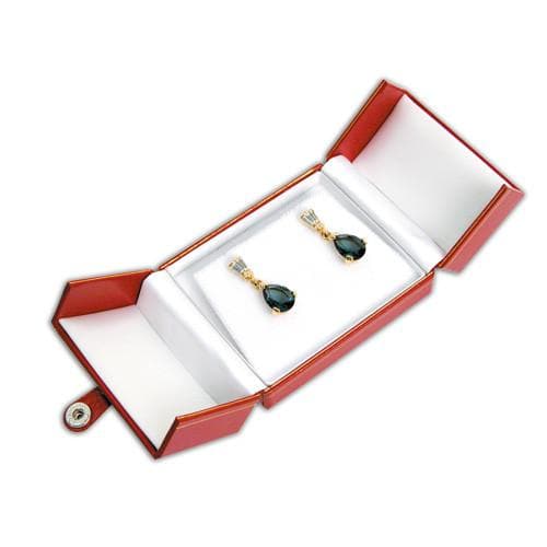 Leatherette Earring/Pendant Box-Nile Corp