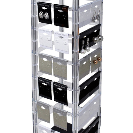 Plain Black Hanging Earring Card-Nile Corp