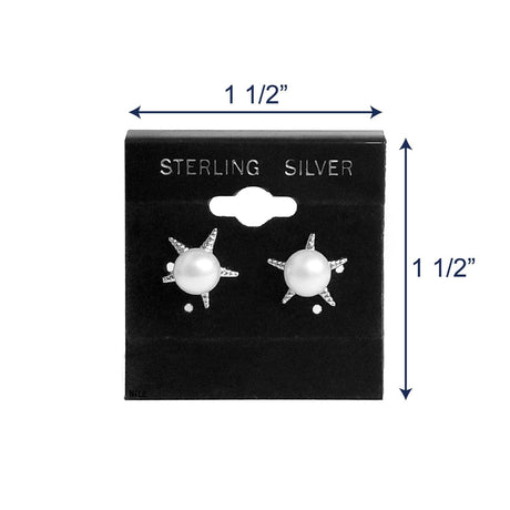 Hanging Earring Card with Sterling Silver-Nile Corp