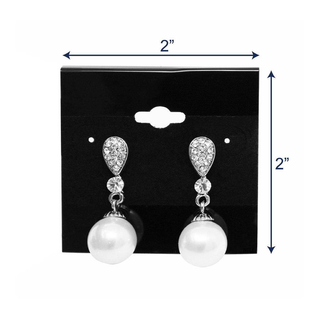 Hanging Earring Card (Plain BX573) 2x 2 - Eds Box & Supply Co.