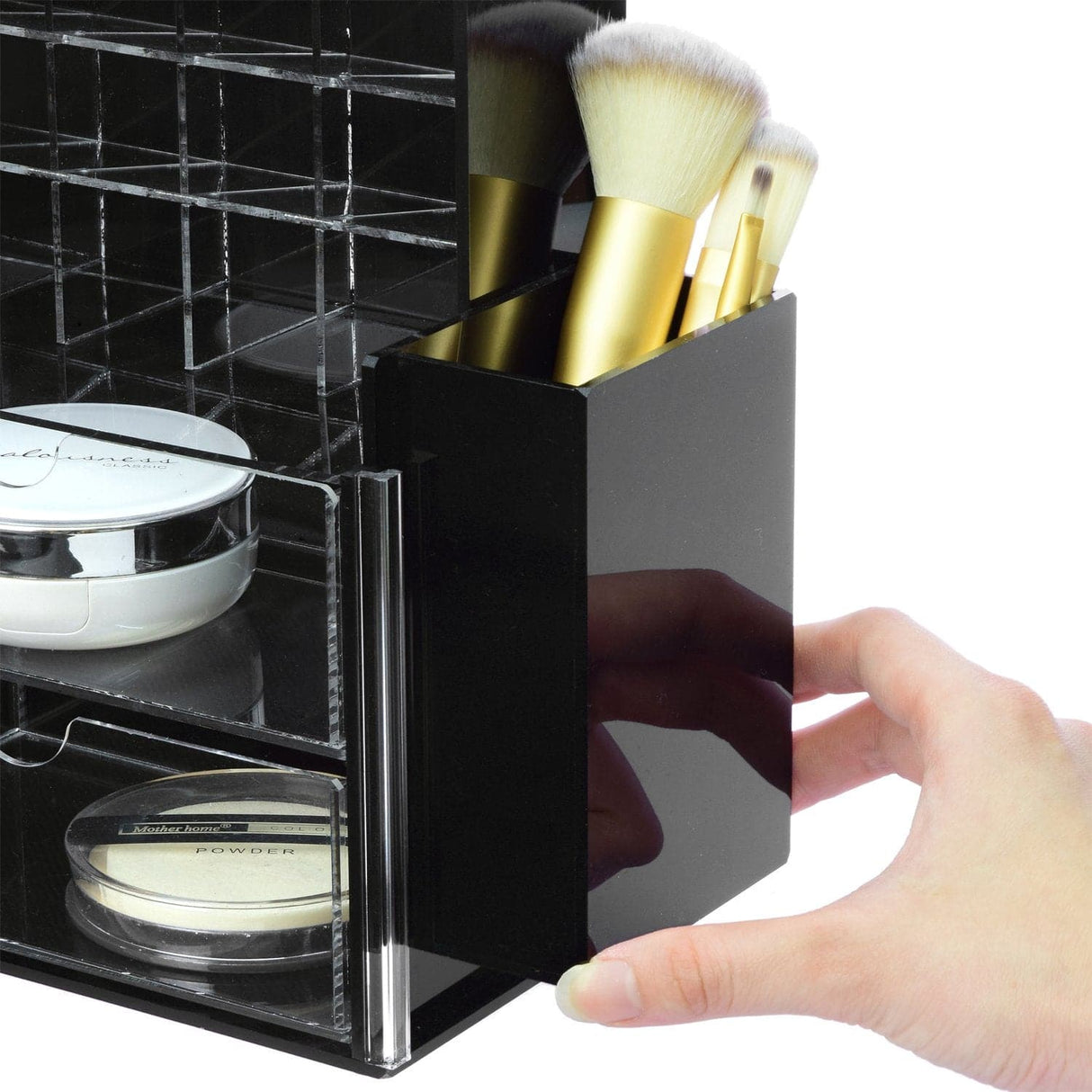 All in 1 Premium Acrylic Cosmetic Organizer -Nile Corp