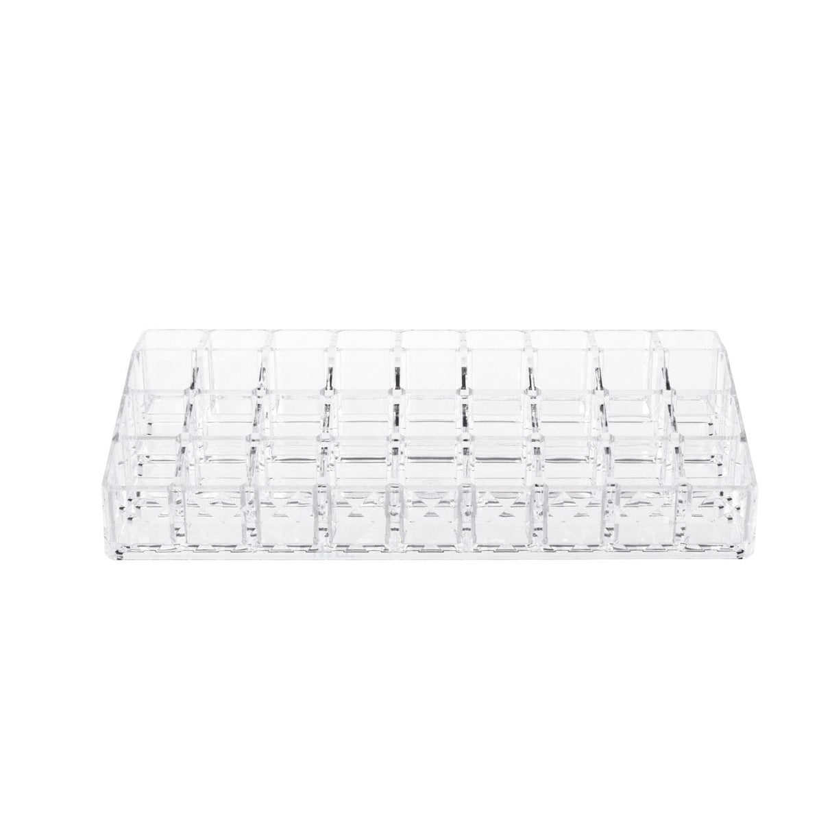 #COM134 Clear Acrylic 36 Compartment Lipstick Mascara Organizer