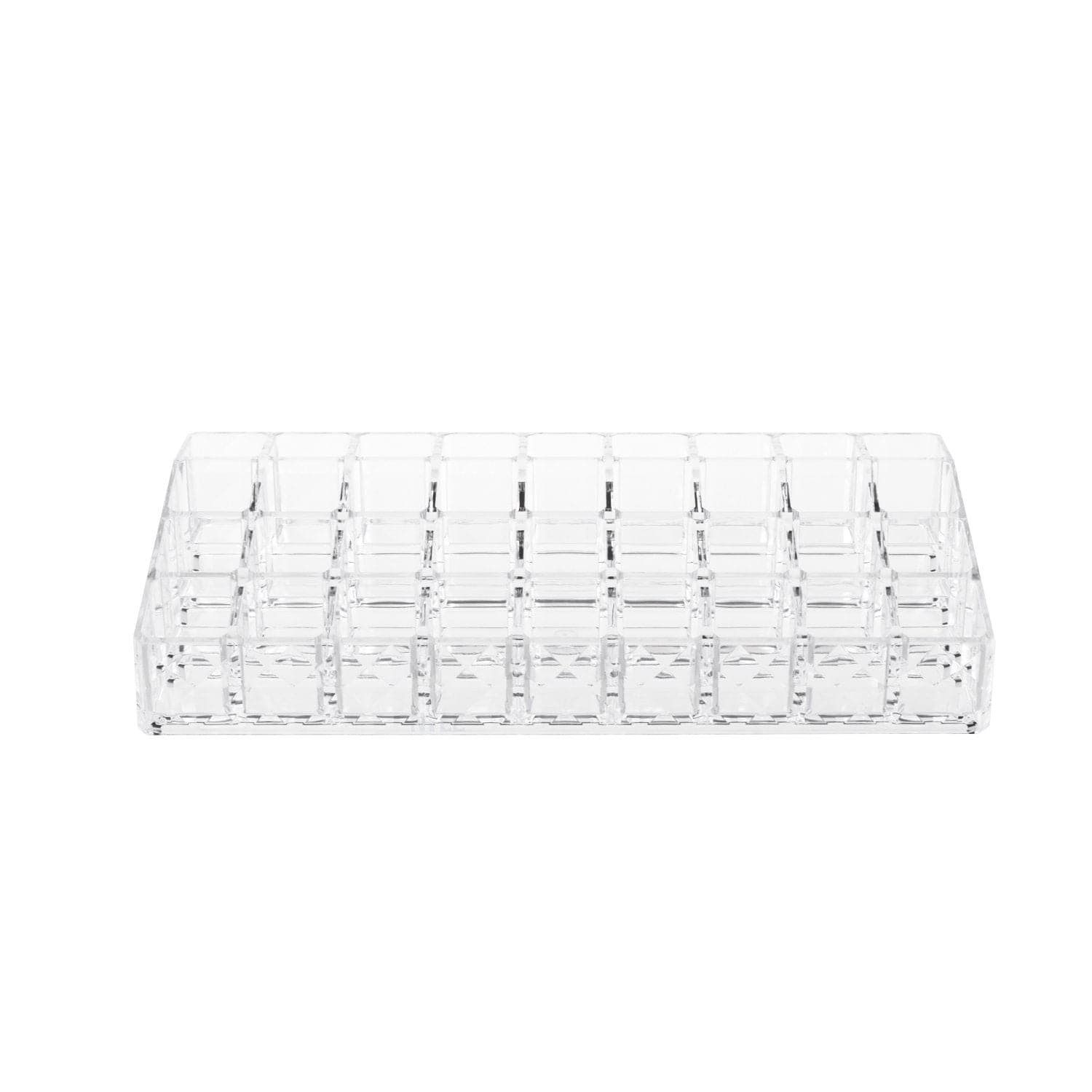 #COM134 Clear Acrylic 36 Compartment Lipstick Mascara Organizer