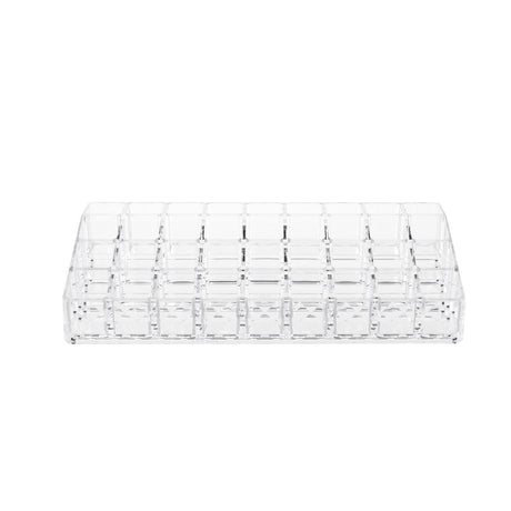 #COM134 Clear Acrylic 36 Compartment Lipstick Mascara Organizer