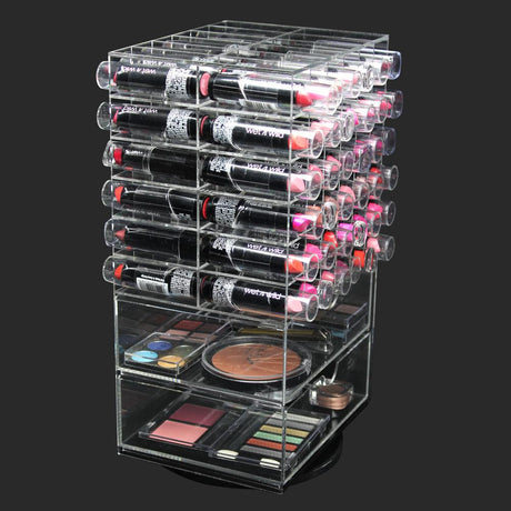 Premium Acrylic Rotating Makeup Organizer Tower-Nile Corp
