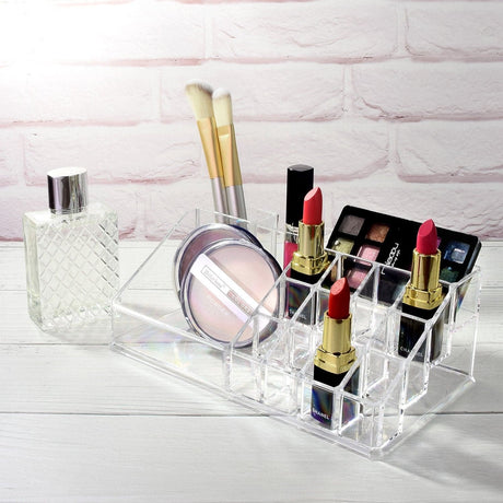 #COMS2915 Acrylic Makeup Organizer & Jewelry Storage Two Pieces Set