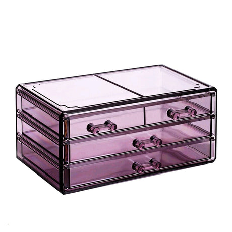 #COMS2915 Acrylic Makeup Organizer & Jewelry Storage Two Pieces Set
