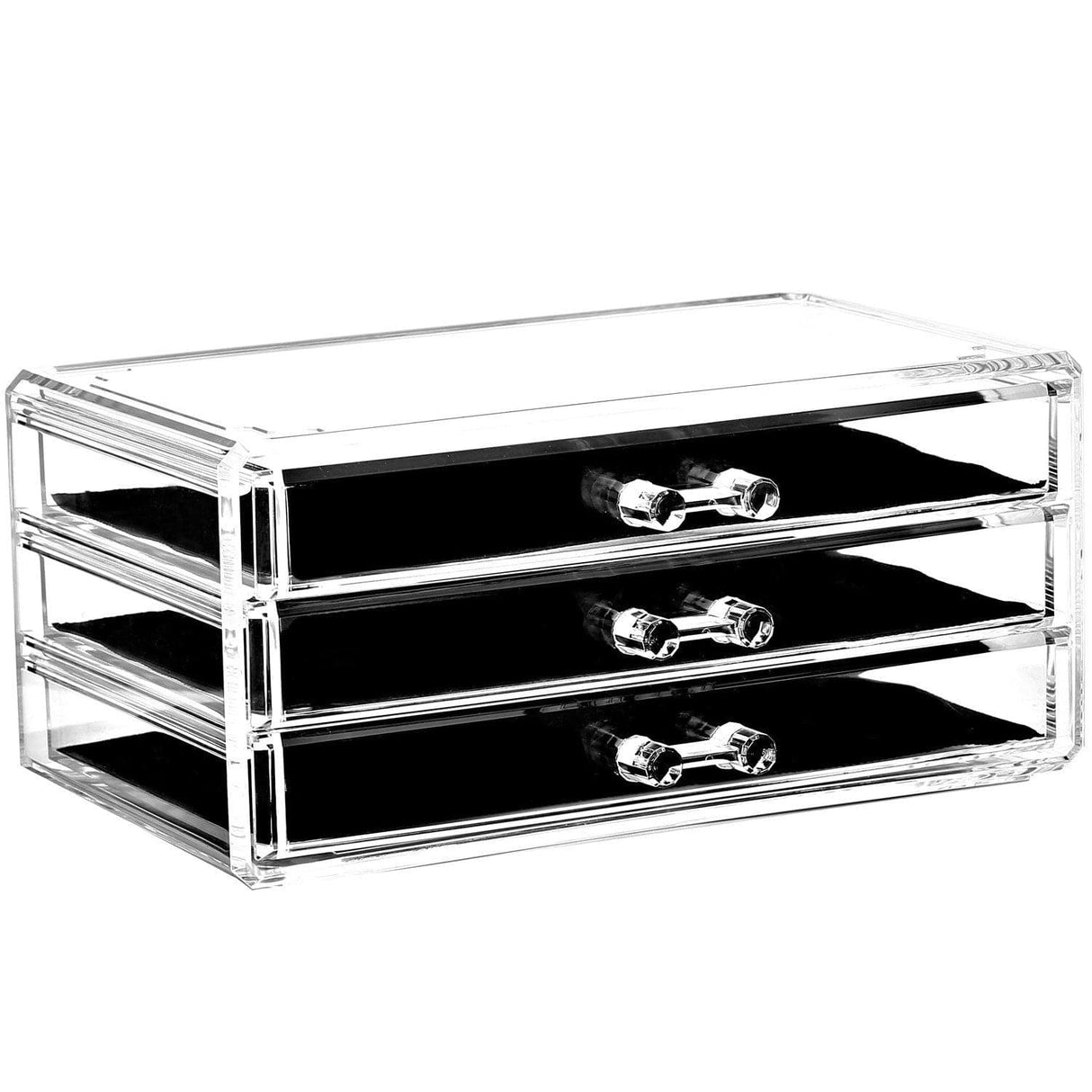 #COMSS3160 Acrylic Jewelry & Makeup Organizer Five Pieces Set