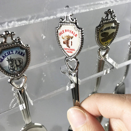 #COT1730 Premium Acrylic Souvenir Tea Spoon Display Case