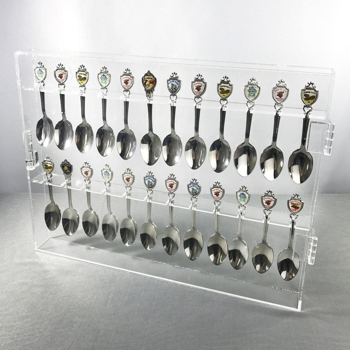 #COT1730 Premium Acrylic Souvenir Tea Spoon Display Case