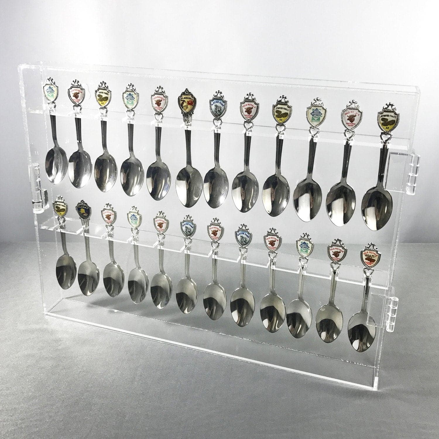 #COT1730 Premium Acrylic Souvenir Tea Spoon Display Case