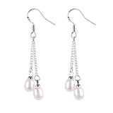 Fresh Water Cultured Pearl Earring.-Nile Corp