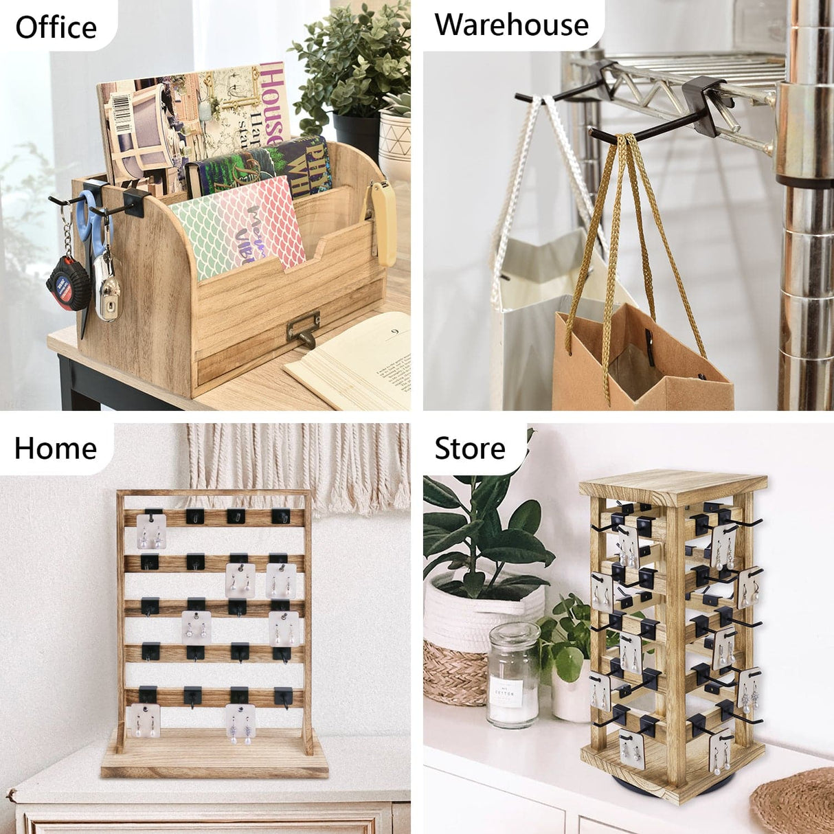 #HOOK-246 24 Pcs Small Metal Panel Hook Hanger