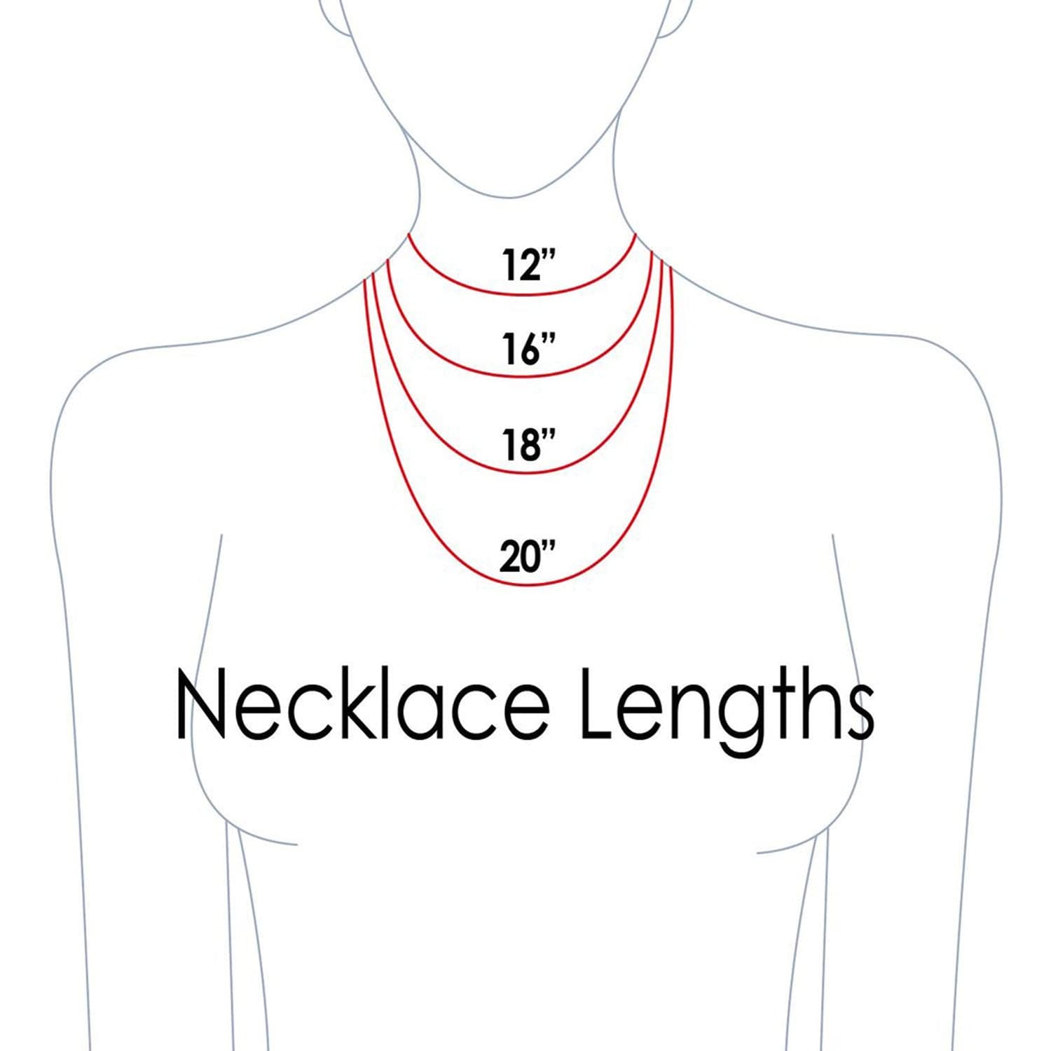 #ND102L-WH Necklace Display 5 1/2" x 4 7/8" x 10"H