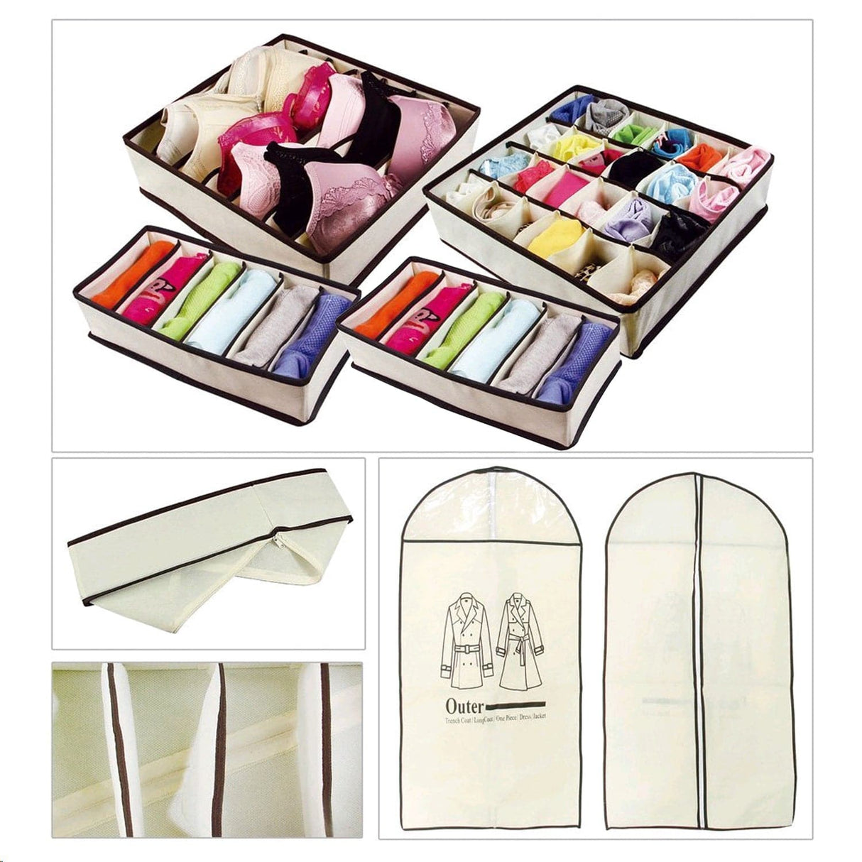 Closet Drawer Organizer -Nile Corp