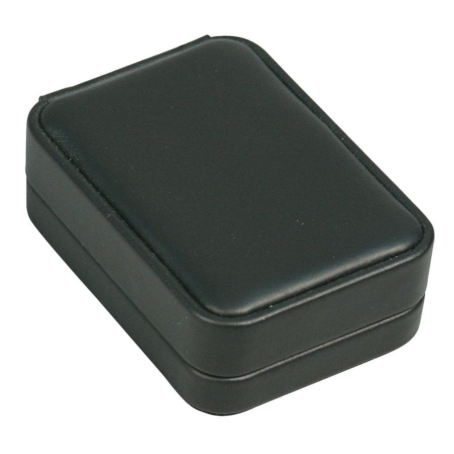 #RCE9 Round Corner Style Faux Leather Pendant Earring Box with 2 pcs Packer