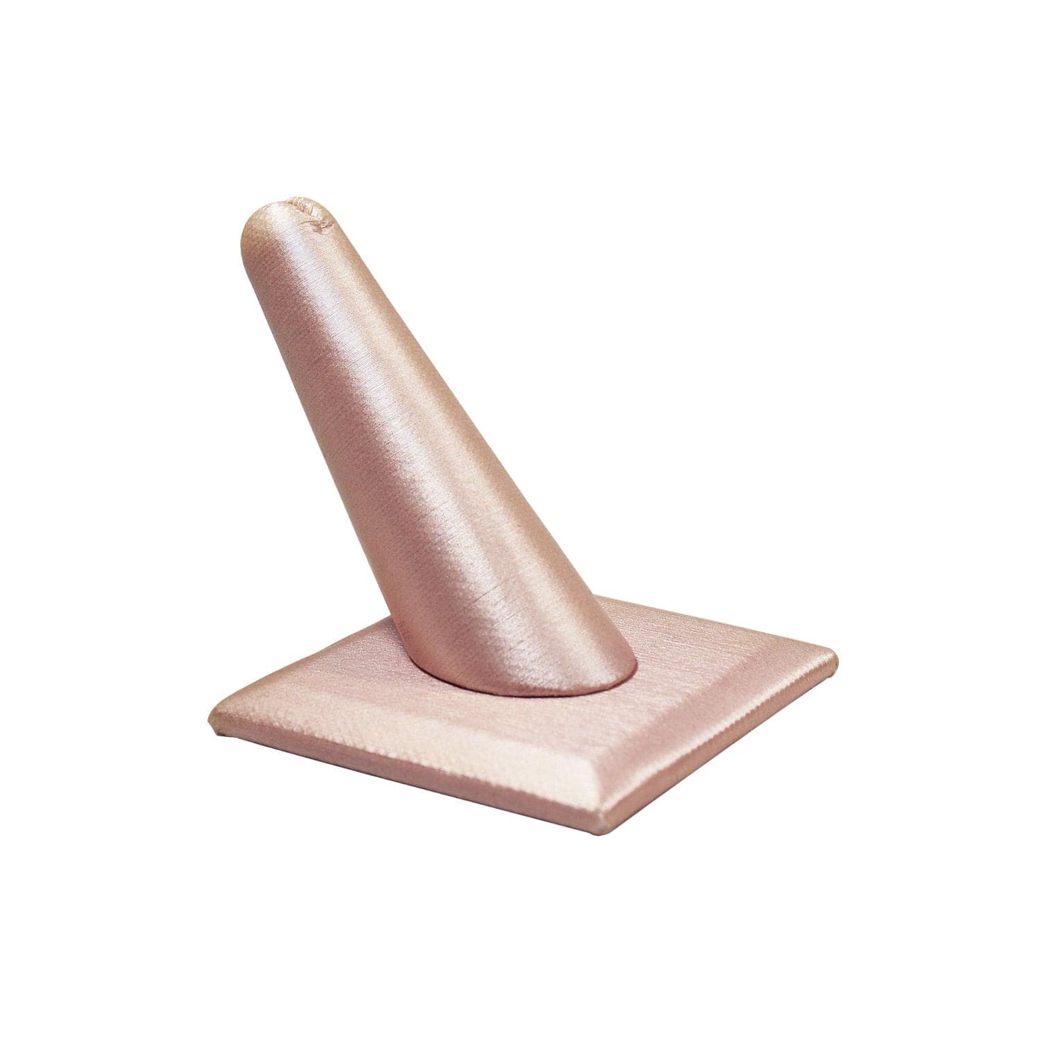 #RD-2444-S50 Champagne Pink Leatherette Ring Display