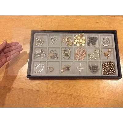 Clear Hard Plastic Jewelry Tray Cover -Nile Corp