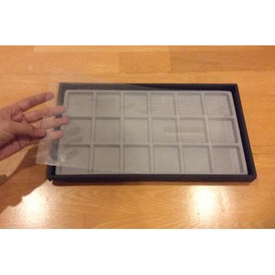 Clear Hard Plastic Jewelry Tray Cover -Nile Corp