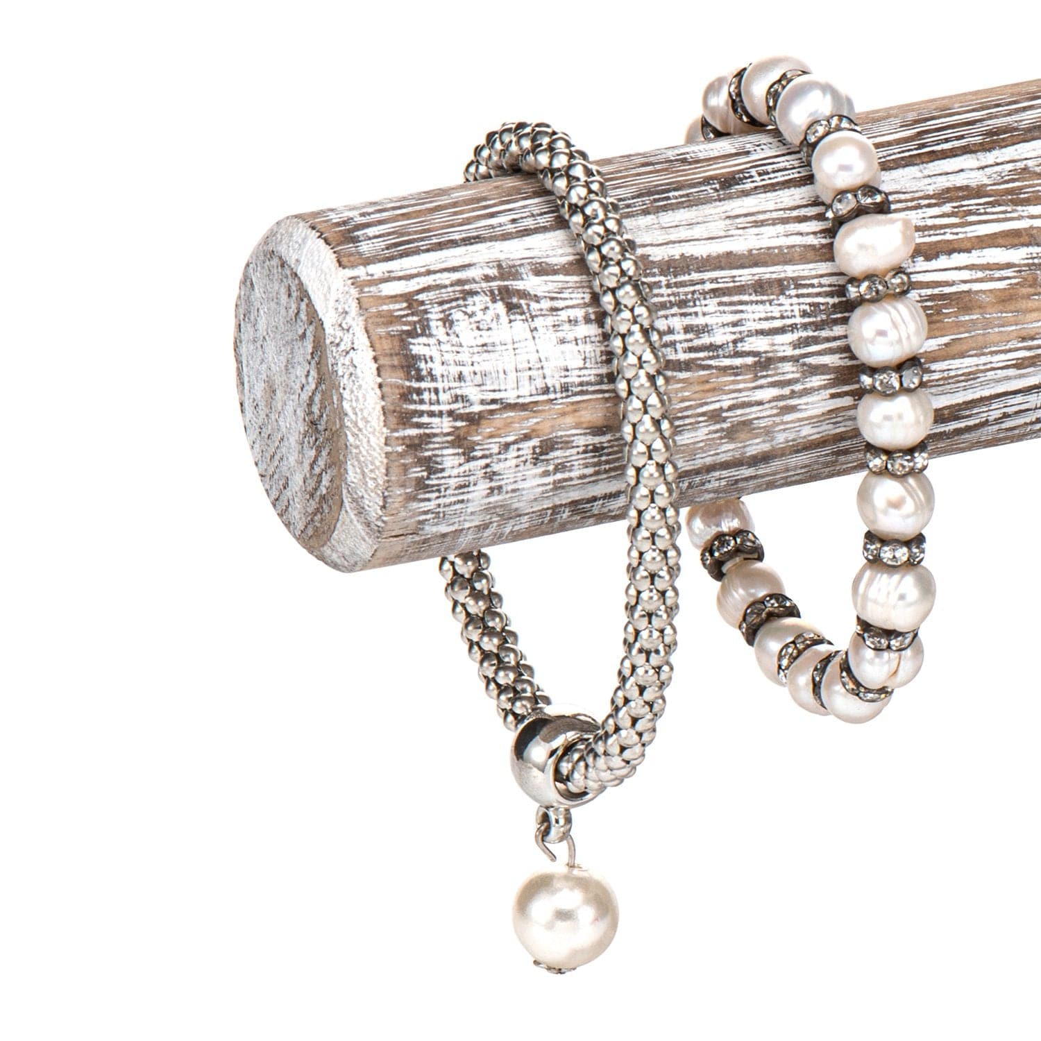 Antique Colored Wooden Bracelet Display -Nile Corp