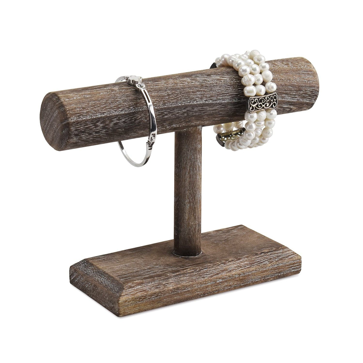 Antique Colored Wooden Bracelet Display -Nile Corp