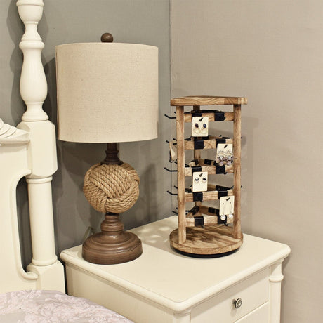 #WD4015-OK  30 Hooks Jewelry Tower Organizer