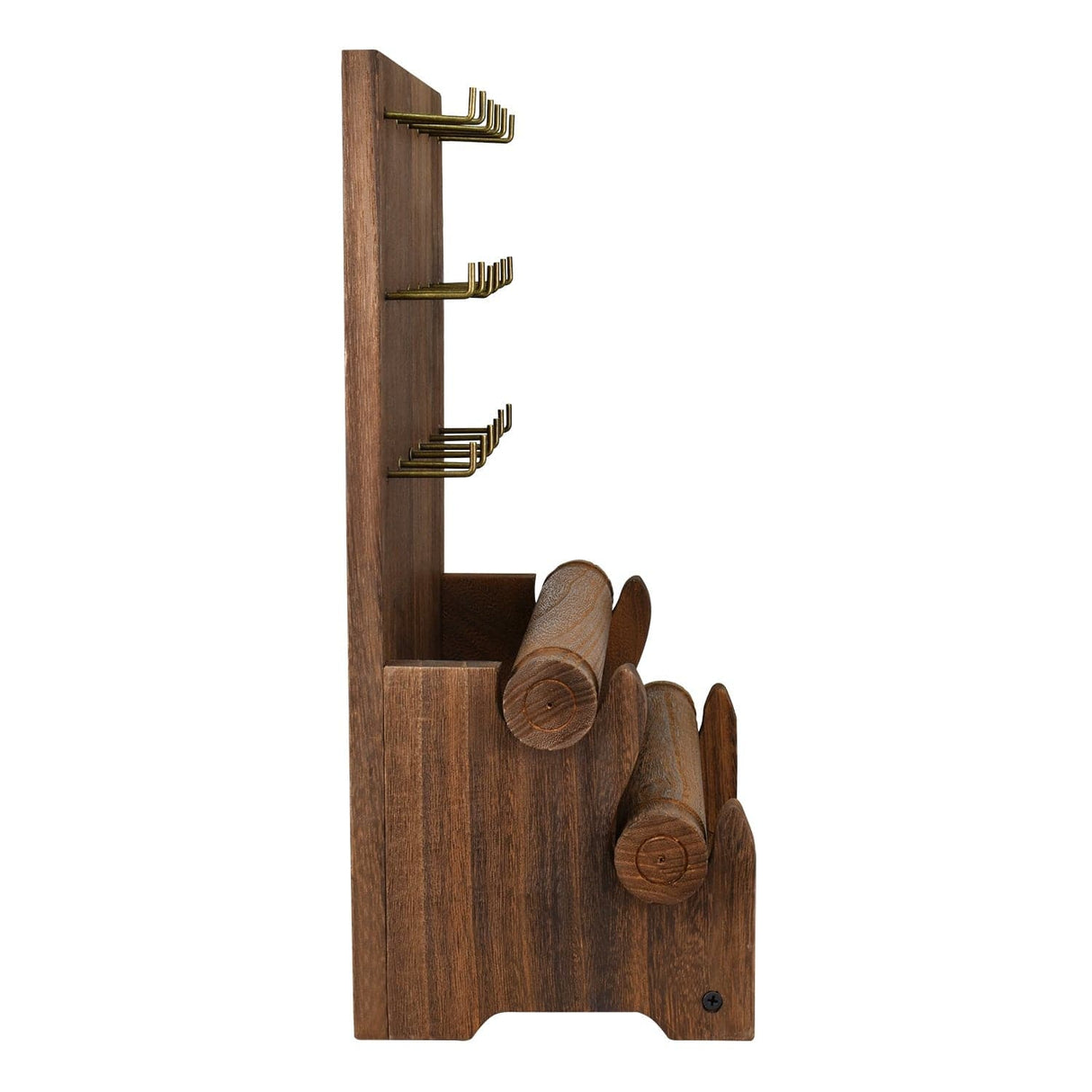 #WD4802 18 Hooks Wood Jewelry Display Stand