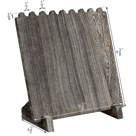#WD609-CF Wooden Plank Jewelry Necklace Display Stand for 8 Necklaces