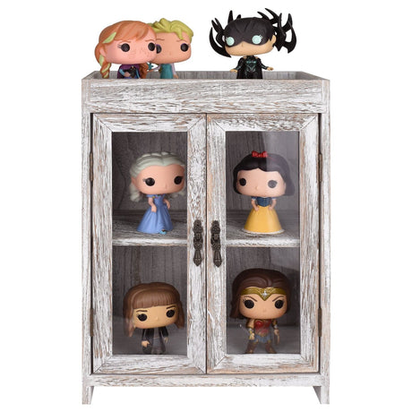 #WD7640 Wooden Countertop Multipurpose Storage Cabinet  4 hooks