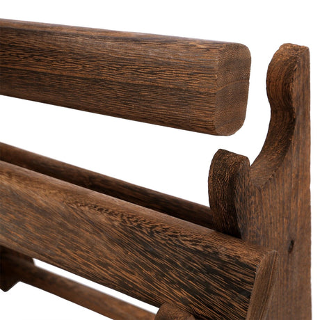 #WD7804BR Oval Shape Wooden 4 Tiered  Bracelet Display