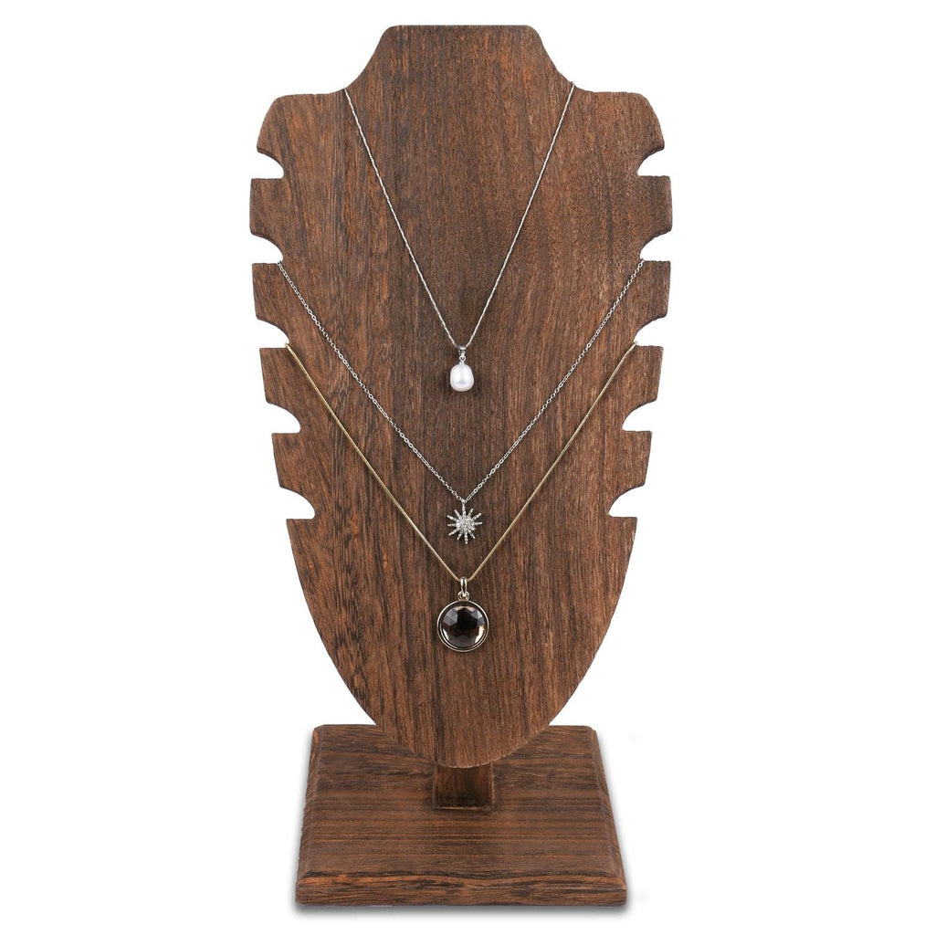 Buy Burlap Earth Tone Beige Jewelry T-bar Display 7 3/4"W X 2 7/8"D X 4 7/8"H In - Foto 5