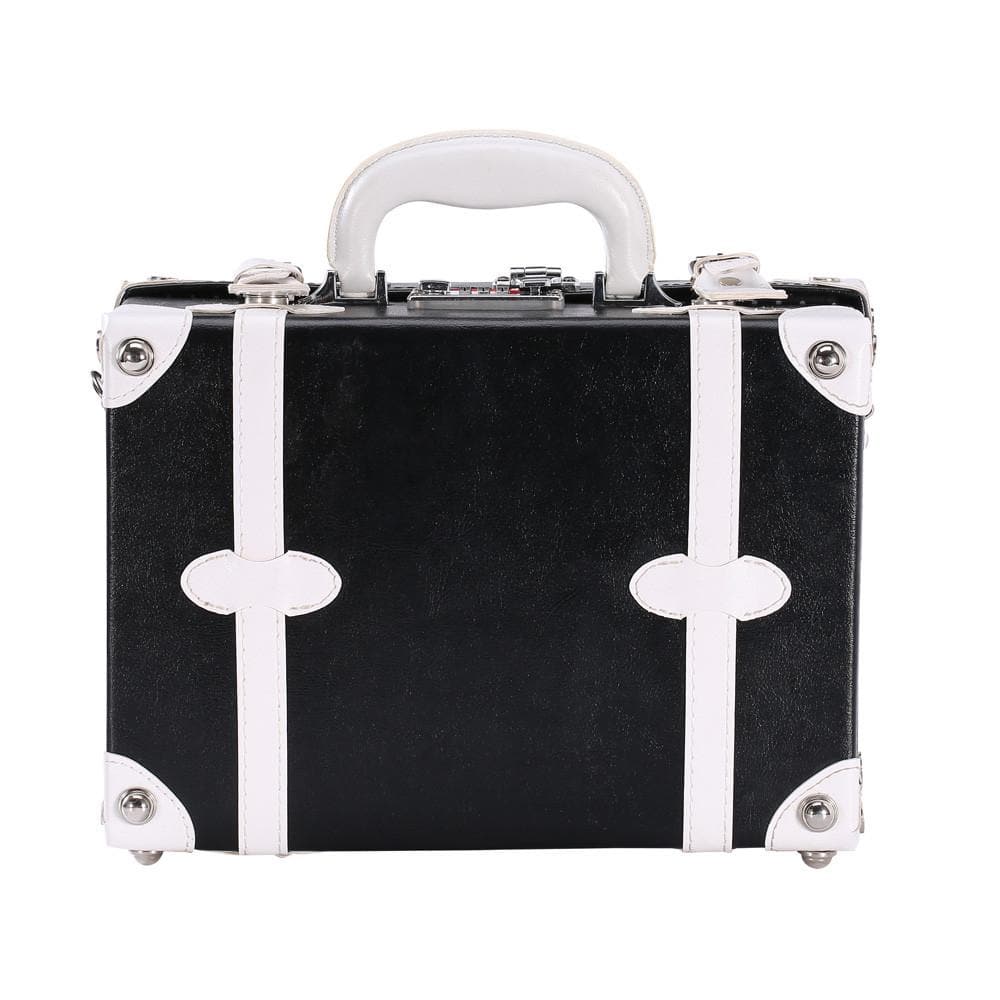 Black Cosmetic Travel Carrying Case Beauty Brief Case-Nile Corp