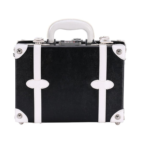 Black Cosmetic Travel Carrying Case Beauty Brief Case-Nile Corp