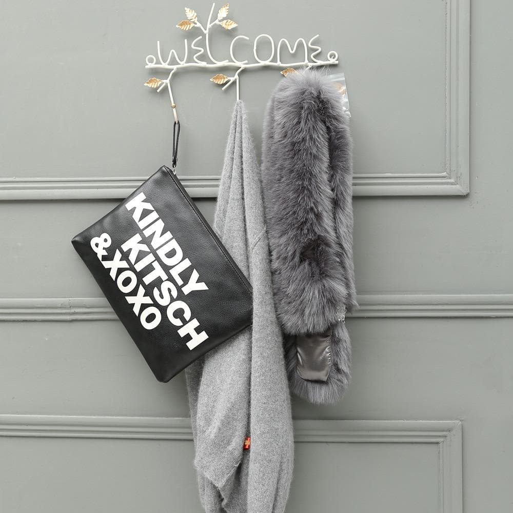 Metal Welcome Mounted Wall Hook Coat Rack-Nile Corp