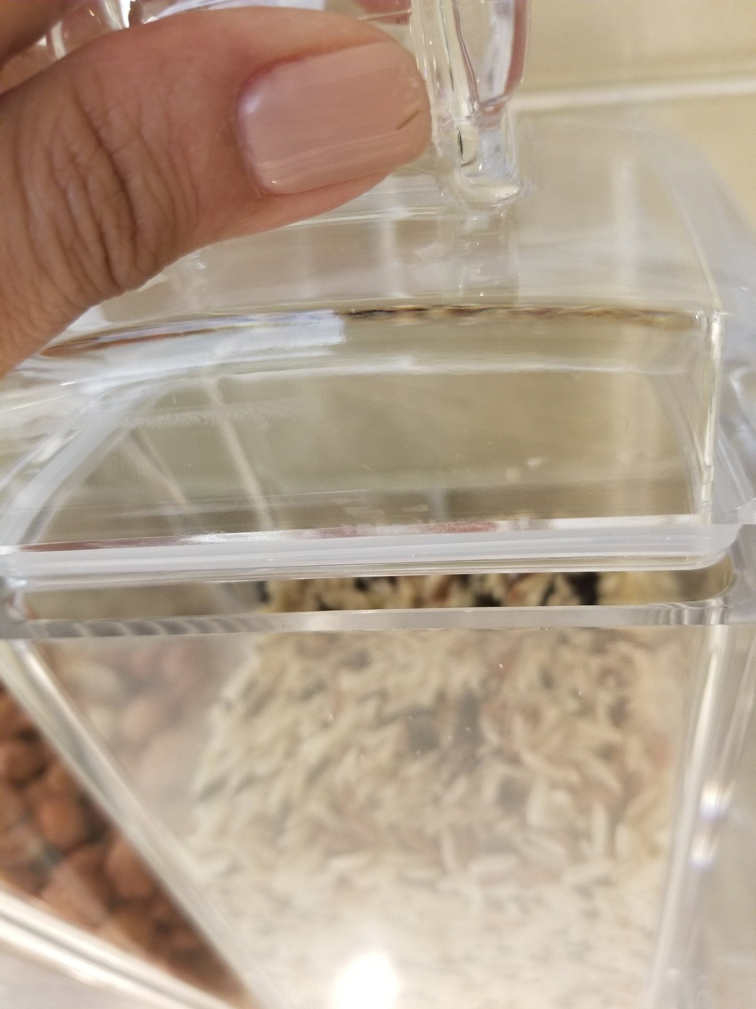 #HW92456 Acrylic 3 Pieces Seasoning Containers & Food Jars