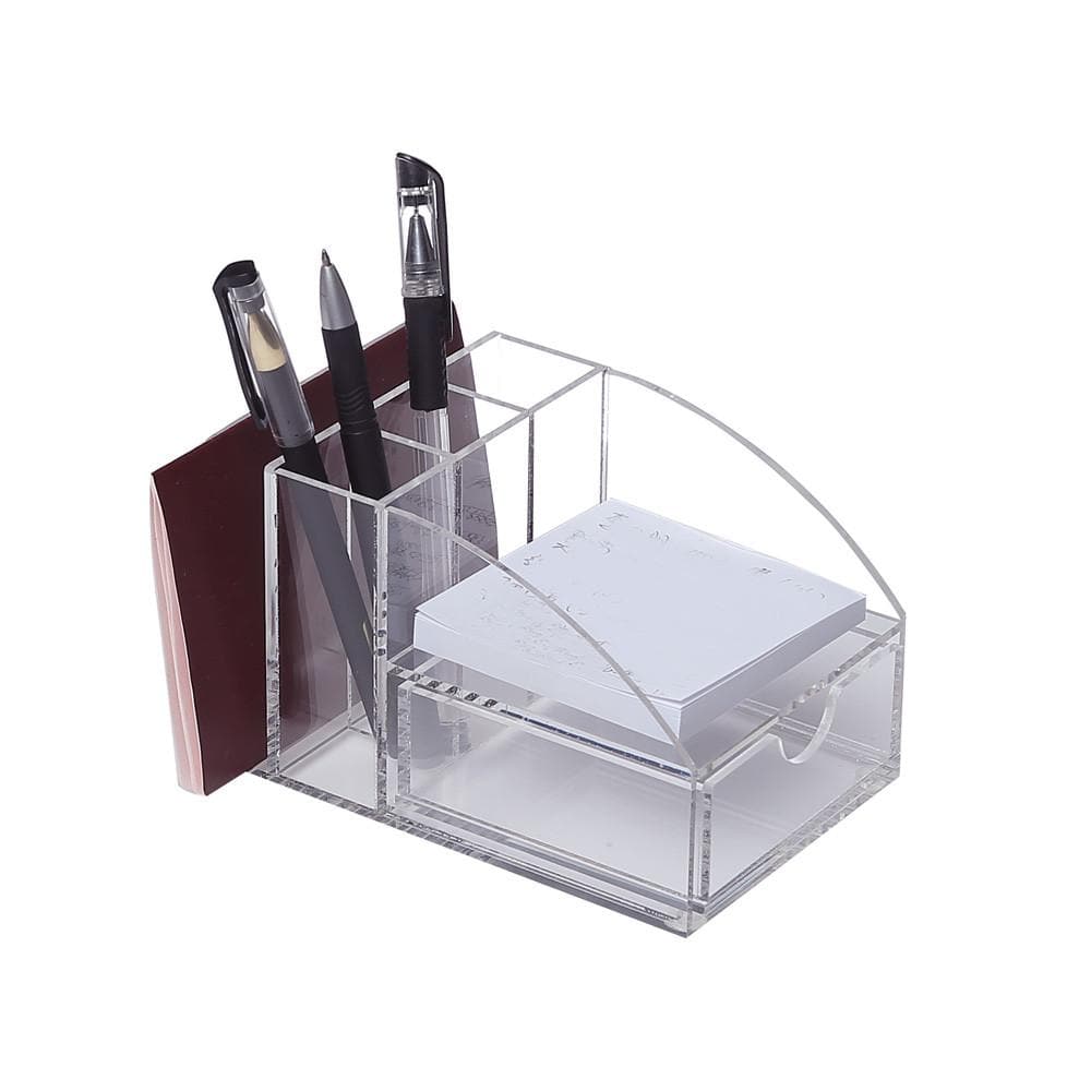 Acrylic Desktop Office Supplies Desk Organizer-Nile Corp