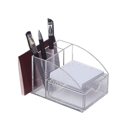 Acrylic Desktop Office Supplies Desk Organizer-Nile Corp