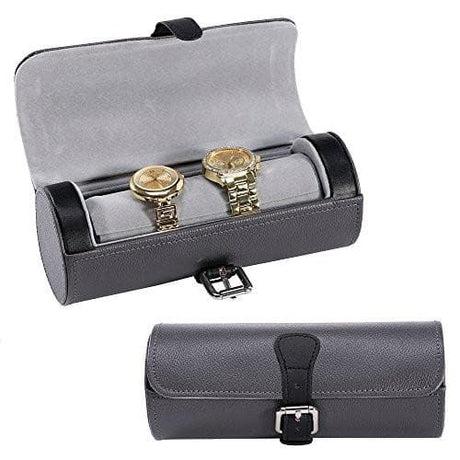 Watch Case | Leatherette Watch Storage Case -Nile Corp
