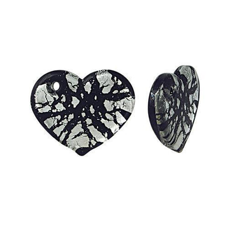 Glass Heart Pendants