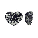 Glass Heart Pendants