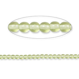 Jablonex Druk Czech Glass Round Beads 6 mm