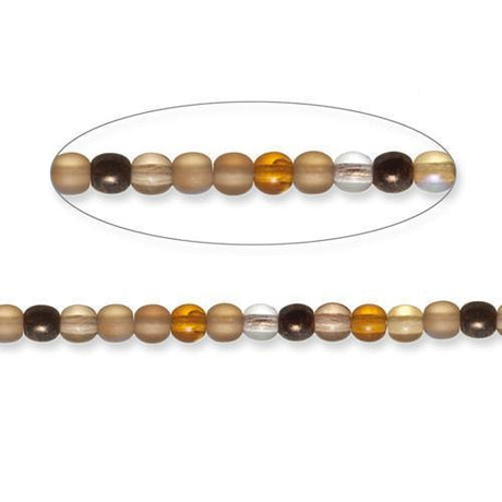 Jablonex Druk Czech Glass Round Beads 8mm