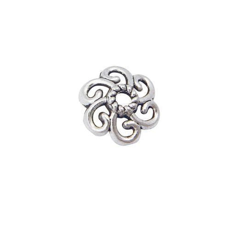 Pewter Bead Caps