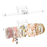  2 Pcs Set  Acrylic "T" Bar Bracelet Display