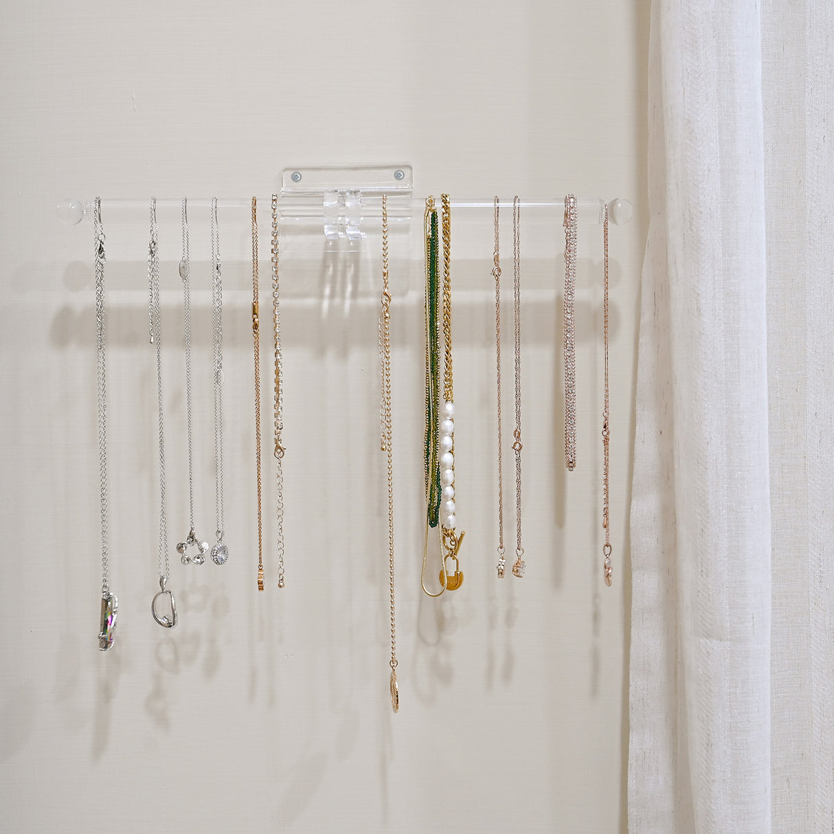  2 Pcs Set  Acrylic "T" Bar Bracelet Display