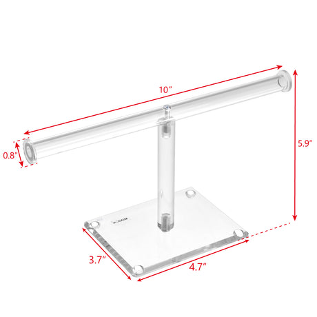 Acrylic "T" Bar Bracelet Display-Nile Corp