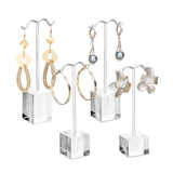 #1407 4 Pcs Set Acrylic Earrings Display Stand 