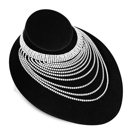 Lay-Down Necklace Bust Display-Nile Corp