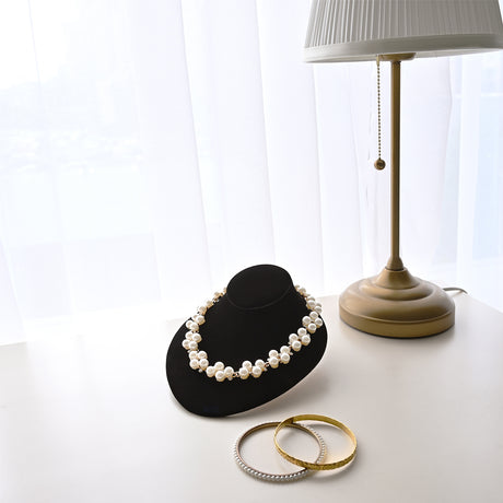 Lay-Down Necklace Bust Display-Nile Corp