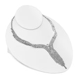 #171-1 Lay Down Necklace Bust Display